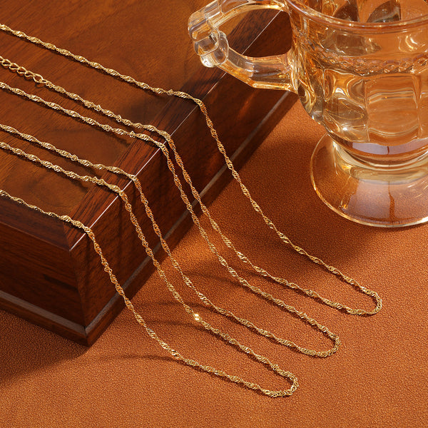 Fashion New Water Ripple Necklace