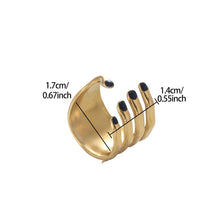 Personalized Ring Trend Line High Profile 304 Stainless Steel