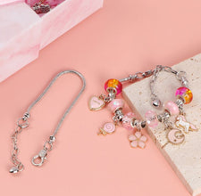 Girls' Bracelet Pendant Beaded Jewelry Set