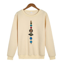 Planetary collar hoodie