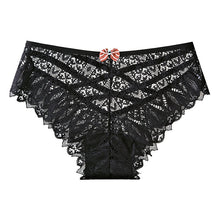 Women's Mid-waist Lace Butterfly Briefs