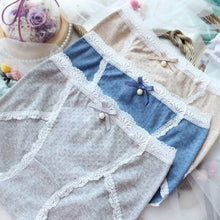Plus Size Panties Women's Cotton Briefs Sexy Lace Kawaii Underwear Women Cotton Panties of Large Size with High Waist Female 7XL