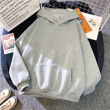 Girls Blank Solid Color Hoodie Sweater