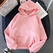 Girls Blank Solid Color Hoodie Sweater