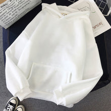 Girls Blank Solid Color Hoodie Sweater