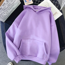 Girls Blank Solid Color Hoodie Sweater