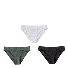 Pure Color Low-waist Threaded Cotton High-stretch Comfortable Women's Panties