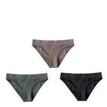 Pure Color Low-waist Threaded Cotton High-stretch Comfortable Women's Panties