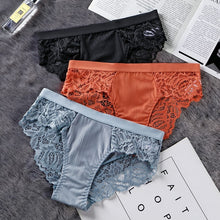 3-Piece Set Of Cotton Lace Ladies Underwear