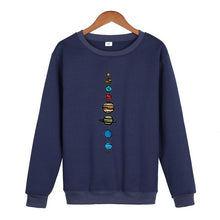 Planetary collar hoodie