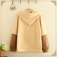Color block hoodie