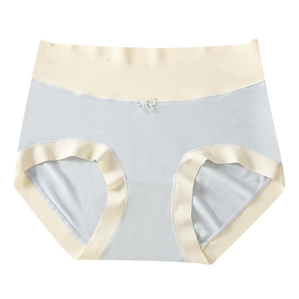 Modal High Waist Seamless Underwear Women's Cream