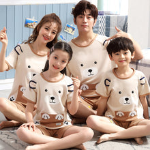 Parent Child Cotton Summer Short-sleeved Cartoon