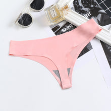 New Style Sexy Breathable Seamless Low-rise Ladies Briefs One-piece Thong Panties