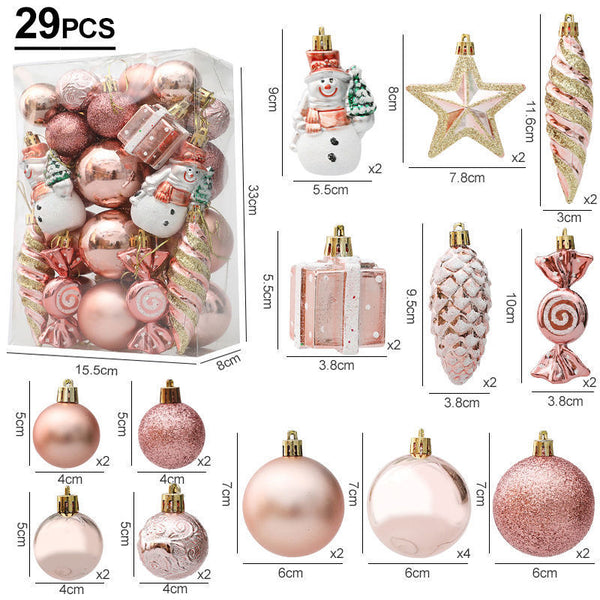 Christmas Tree Decorations Pendant Set