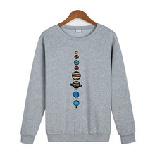 Planetary collar hoodie