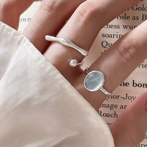 Design Light Luxury High-grade Non-fading Open Ring