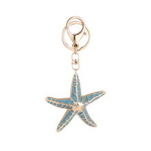 Starfish Shell Keychain Ocean Series