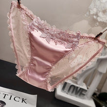 European And American Underwear Women's Mesh See-through Low Waist