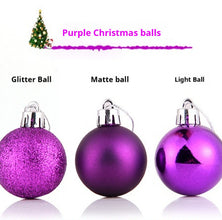 Christmas Ball Christmas Decorations 24 PCs Christmas Ball Set Christmas Tree Pendant