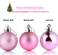 Christmas Ball Christmas Decorations 24 PCs Christmas Ball Set Christmas Tree Pendant