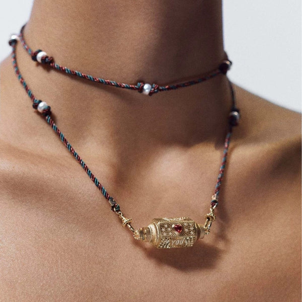 Star Eye Colored Tarot Necklace