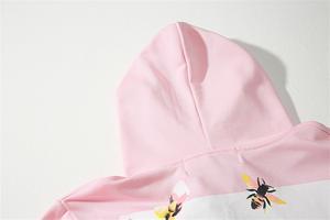 Sakura Arrow Print Hooded Hoodie for Men and Women