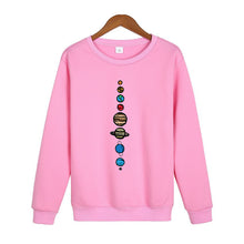 Planetary collar hoodie