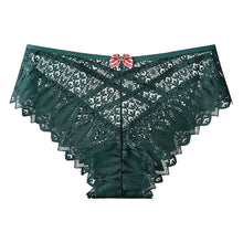 Women's Mid-waist Lace Butterfly Briefs