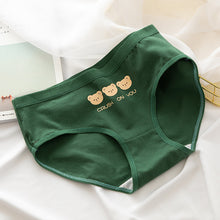 Pure Cotton Crotch Mid-waist Cute Cartoon Student Panties