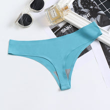 New Style Sexy Breathable Seamless Low-rise Ladies Briefs One-piece Thong Panties