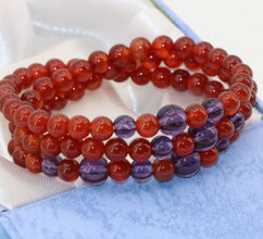 Tigereye Haematite Unisex Silver-strip Bracelet