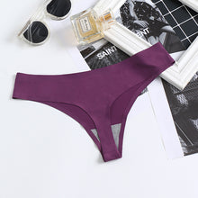 New Style Sexy Breathable Seamless Low-rise Ladies Briefs One-piece Thong Panties