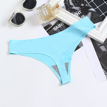 New Style Sexy Breathable Seamless Low-rise Ladies Briefs One-piece Thong Panties