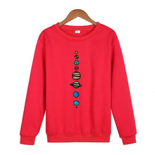 Planetary collar hoodie