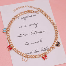 Women's Alloy Butterfly Necklace