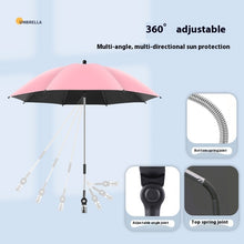 Baby Stroller Sunshade Black Glue UV-proof Stroller Parasol