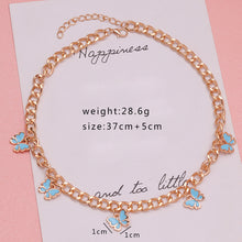 Women's Alloy Butterfly Necklace