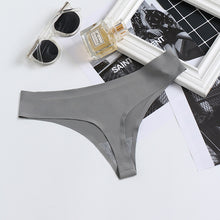 New Style Sexy Breathable Seamless Low-rise Ladies Briefs One-piece Thong Panties