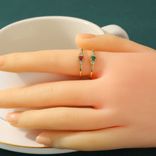 Copper Plating 18K Gold Simple Vintage Open Ring