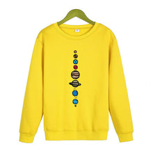 Planetary collar hoodie
