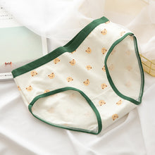 Pure Cotton Crotch Mid-waist Cute Cartoon Student Panties