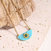 Turquoise Necklace Girls Fashion  Entry Lux Clavicle Chain
