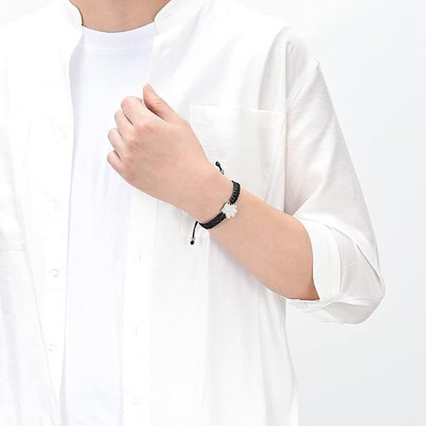 Stainless Steel Ornament Open Memorial Pet Hair Ashes Bracelet