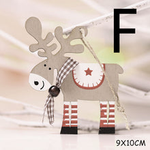 Christmas Decorations Wooden Pendant