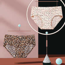 Female Plus Size Low Waist Seamless Ice Silk Briefs