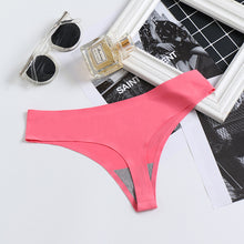 New Style Sexy Breathable Seamless Low-rise Ladies Briefs One-piece Thong Panties