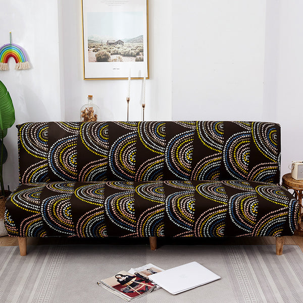 Printed Sofa Bed Dust Cover