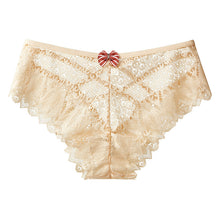 Women's Mid-waist Lace Butterfly Briefs