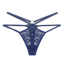 Women's Thin Strap Sexy And Breathable Comfortable Lace T-back Low Waist Panties Women